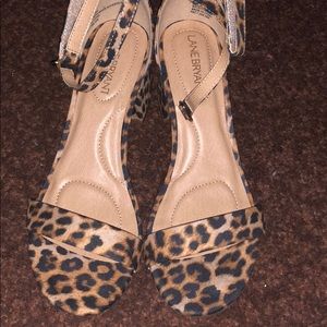 Lane Bryant Leopard Block Heels
